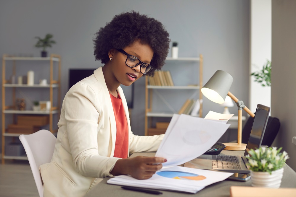 accountant at work